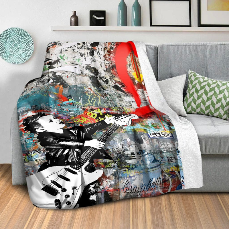 Graffiti Music Blanket