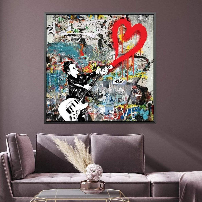 Graffiti Music Canvas