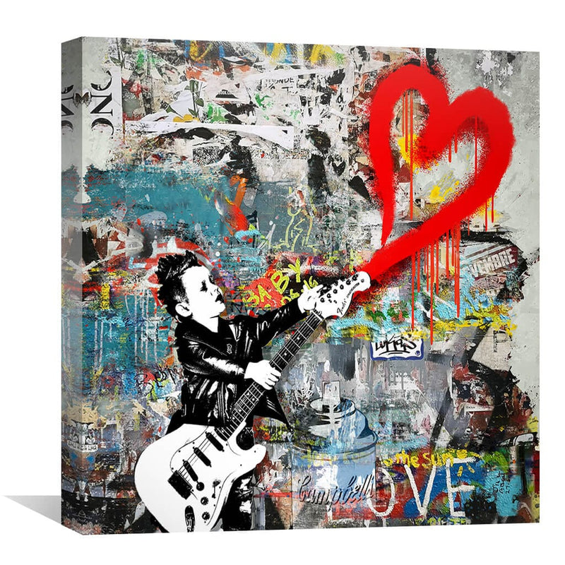 Graffiti Music Canvas