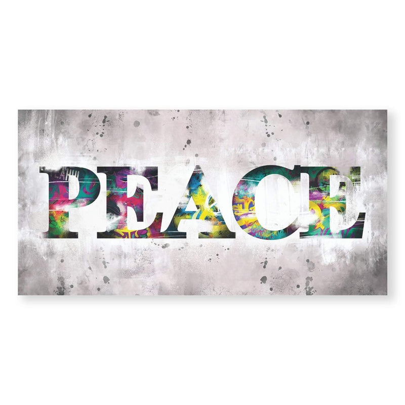 Graffiti Peace Canvas