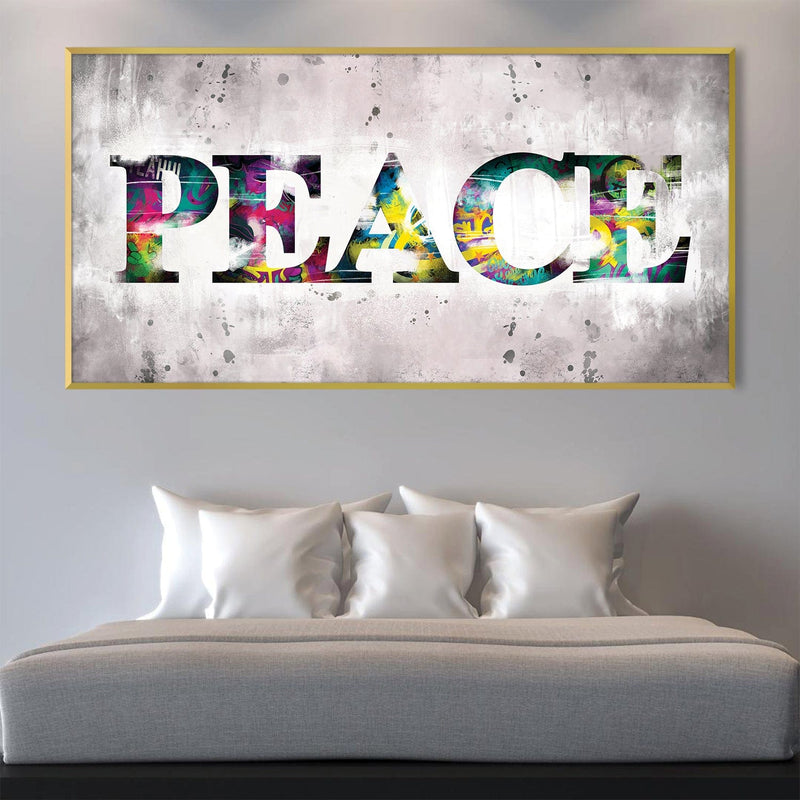 Graffiti Peace Canvas