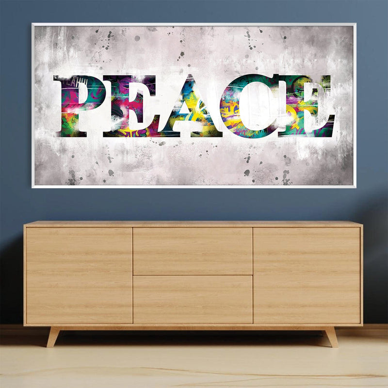 Graffiti Peace Canvas