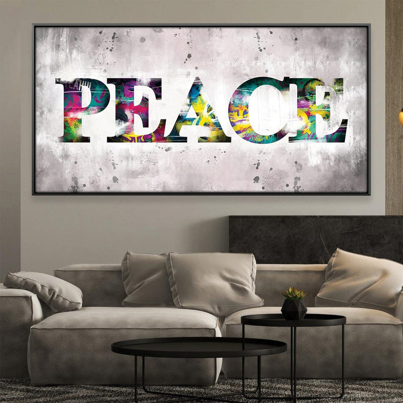 Graffiti Peace Canvas