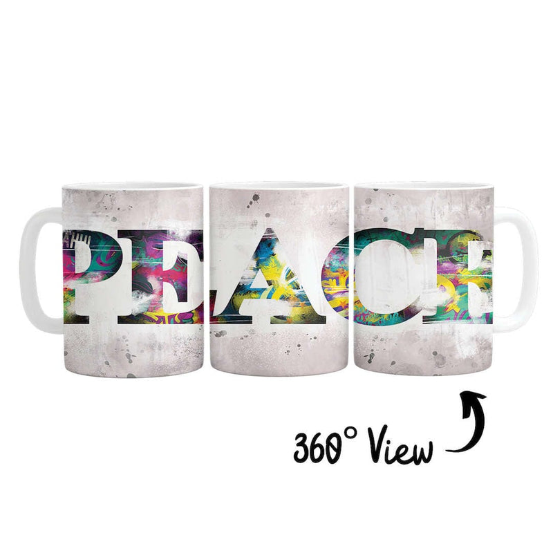 Graffiti Peace Mug