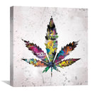 Graffiti Plant Canvas