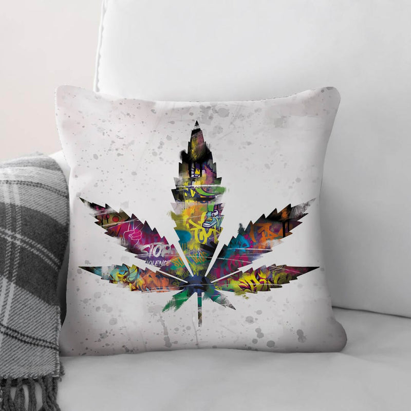 Graffiti Plant Cushion