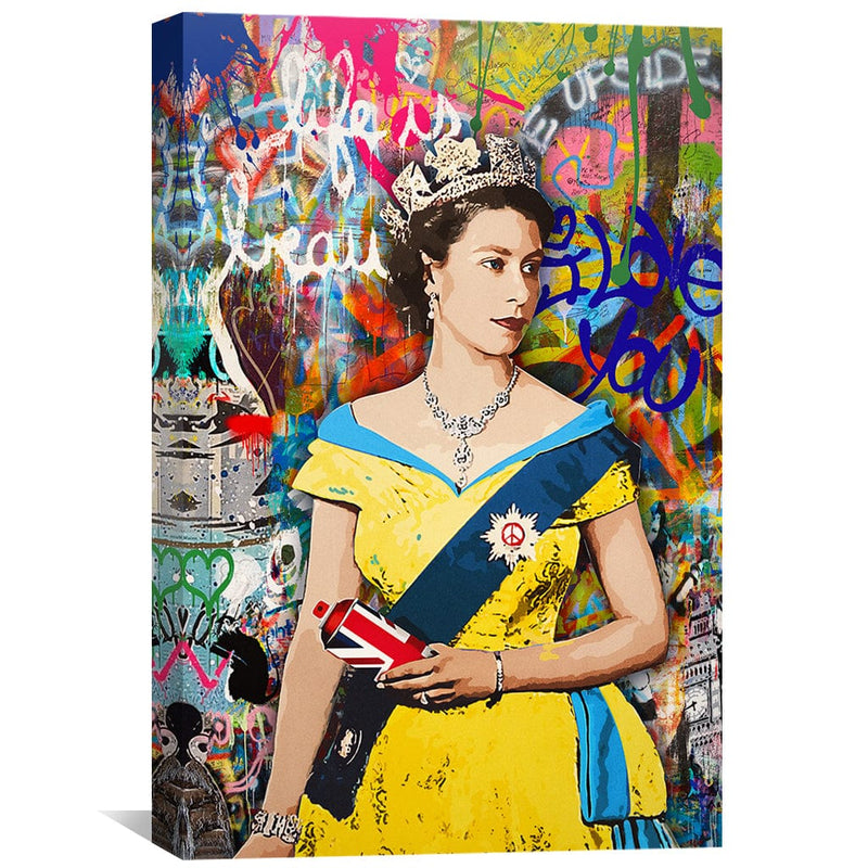 Graffiti Royalty Canvas