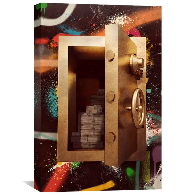 Graffiti Safe - Cash Canvas