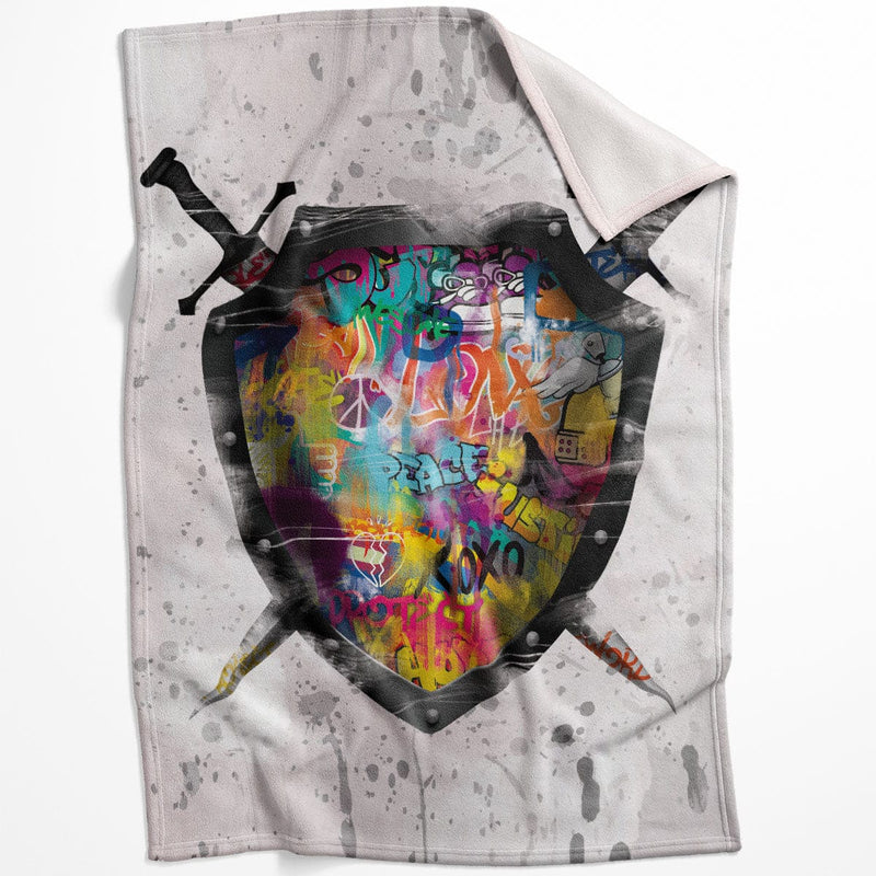 Graffiti Shield Blanket