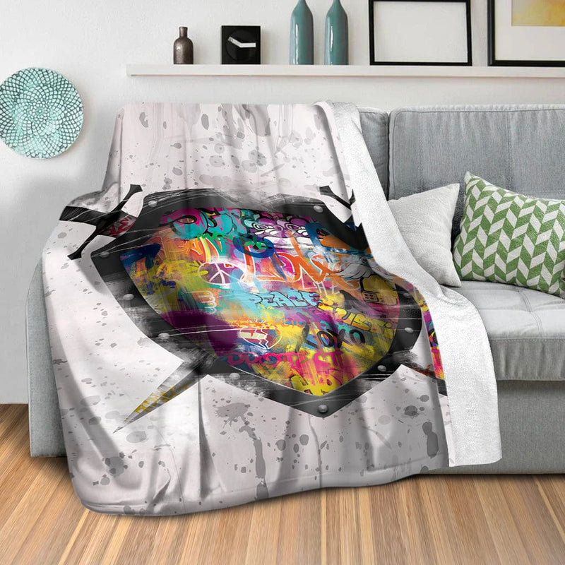 Graffiti Shield Blanket