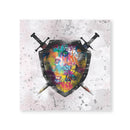 Graffiti Shield Canvas