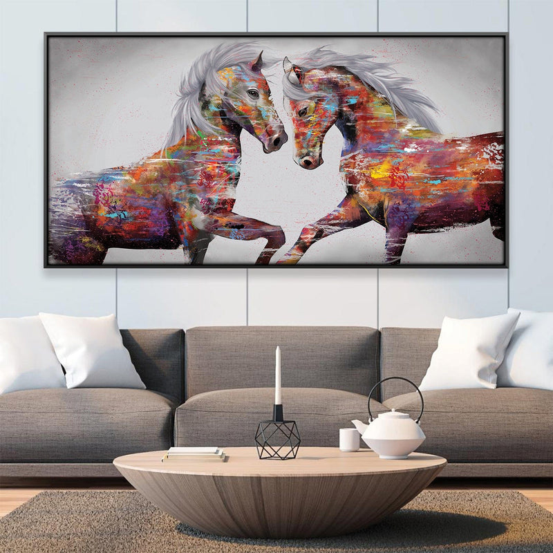 Graffiti Stallion Canvas - Single Panel