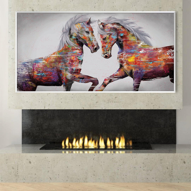 Graffiti Stallion Canvas - Single Panel