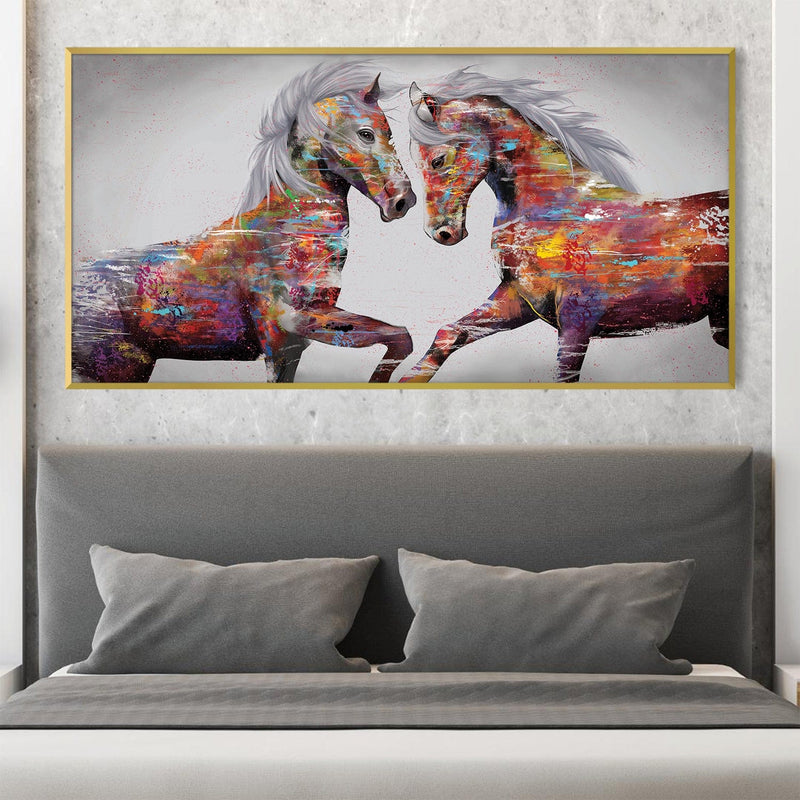 Graffiti Stallion Canvas - Single Panel