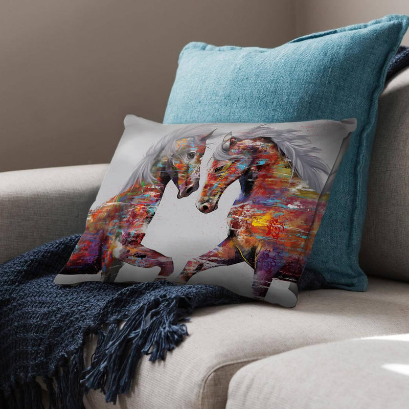 Graffiti Stallion Cushion