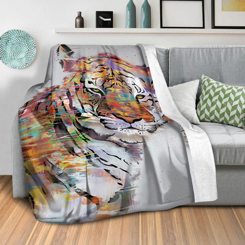 Graffiti Tiger Blanket