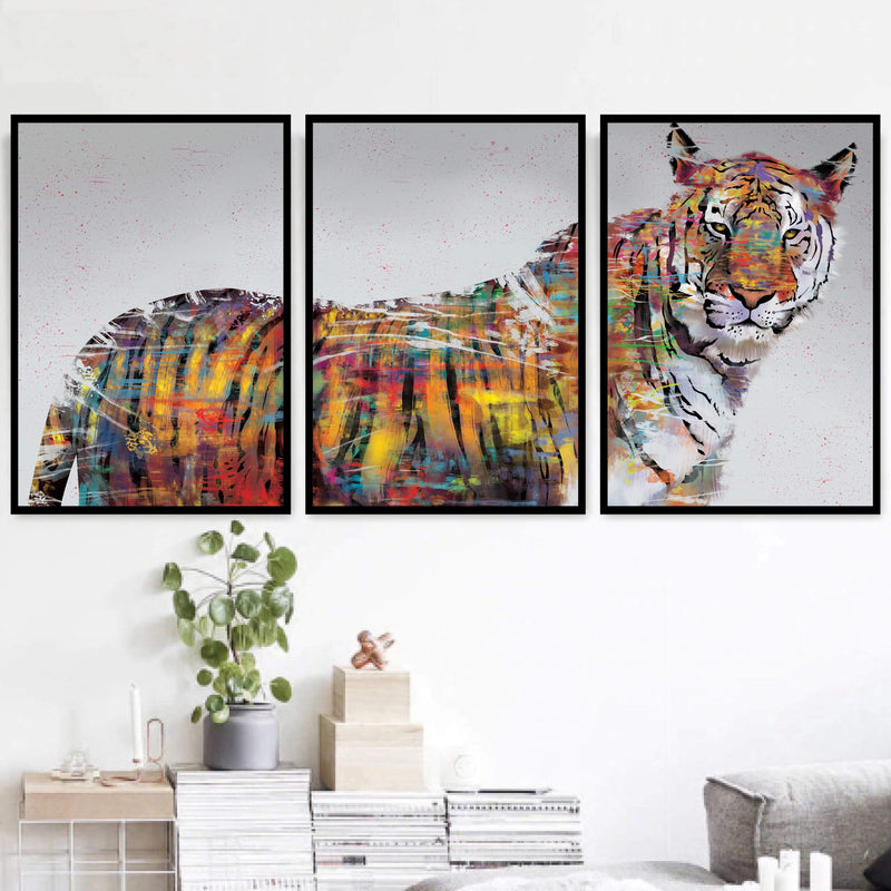 Graffiti Tiger Canvas