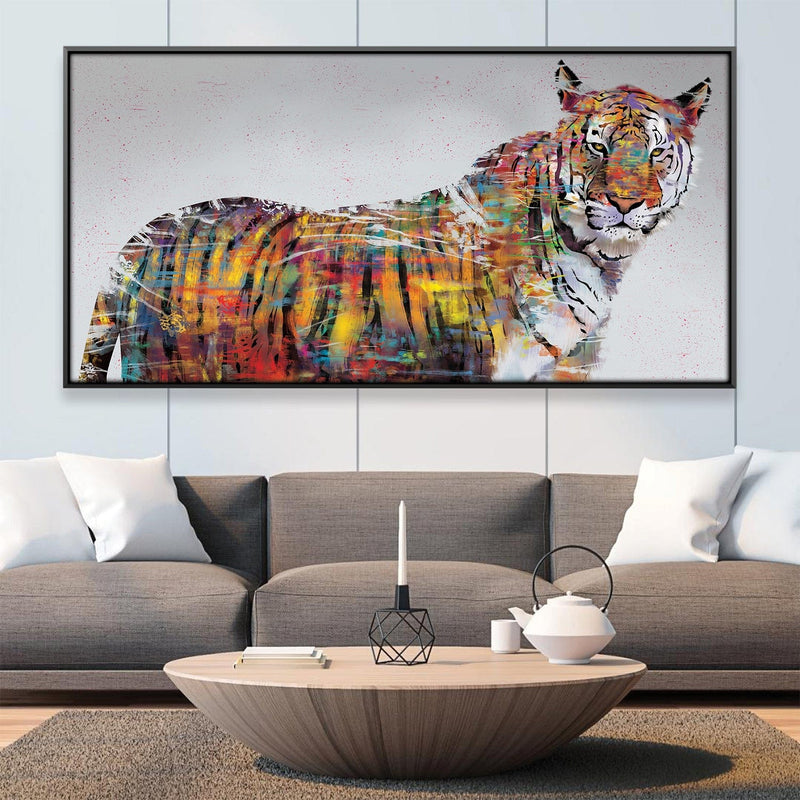 Graffiti Tiger Canvas - Single Panel