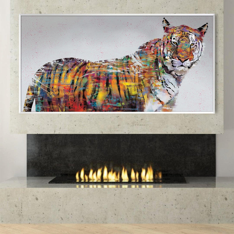 Graffiti Tiger Canvas - Single Panel