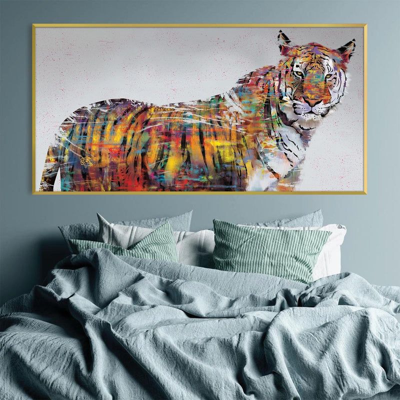 Graffiti Tiger Canvas - Single Panel