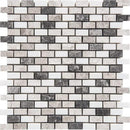 Granada Blend Polished 5/8x1 1/4 Marble Mosaics 12x12
