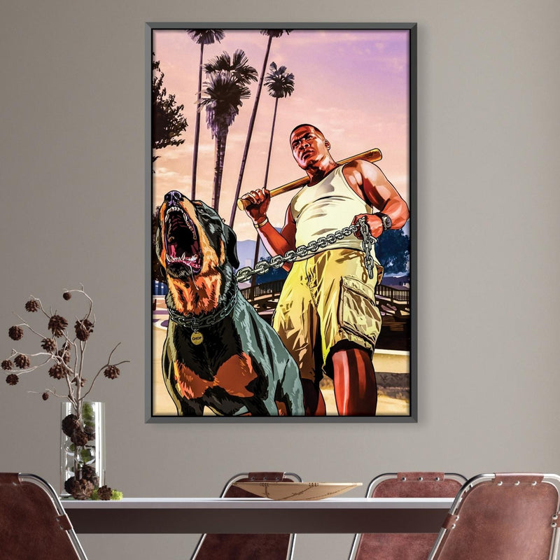 Grand Theft 5 Canvas