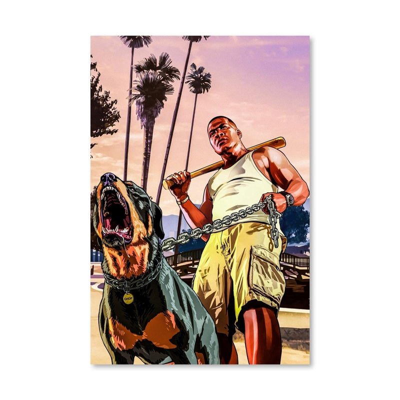 Grand Theft 5 Canvas