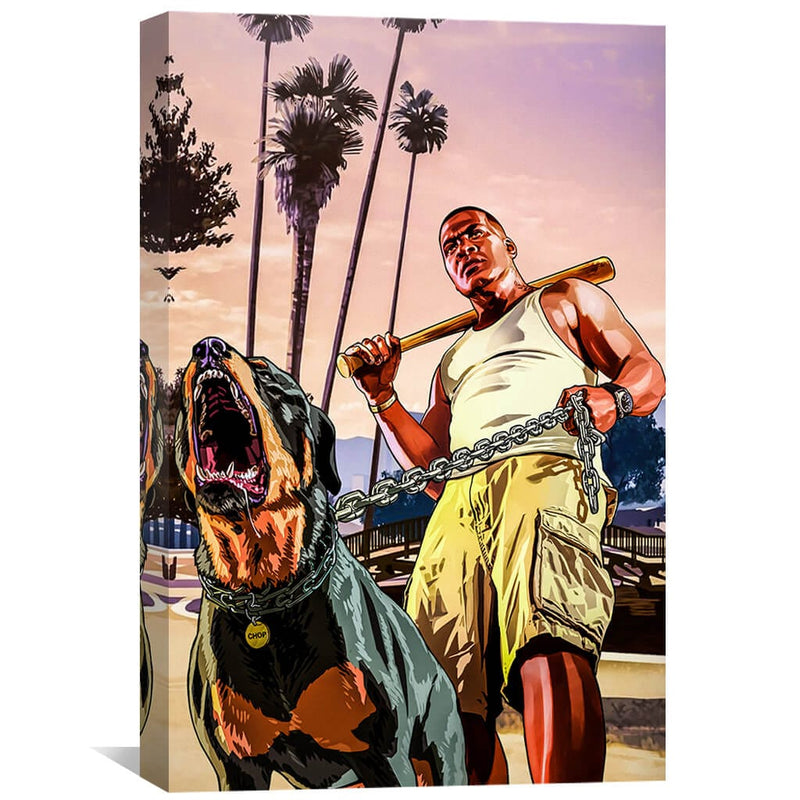 Grand Theft 5 Canvas