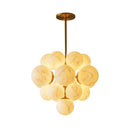 Grape Cluster Alabaster Spherical Chandelier