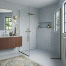 Graphite Matte Terrazzo Tiles 8x8