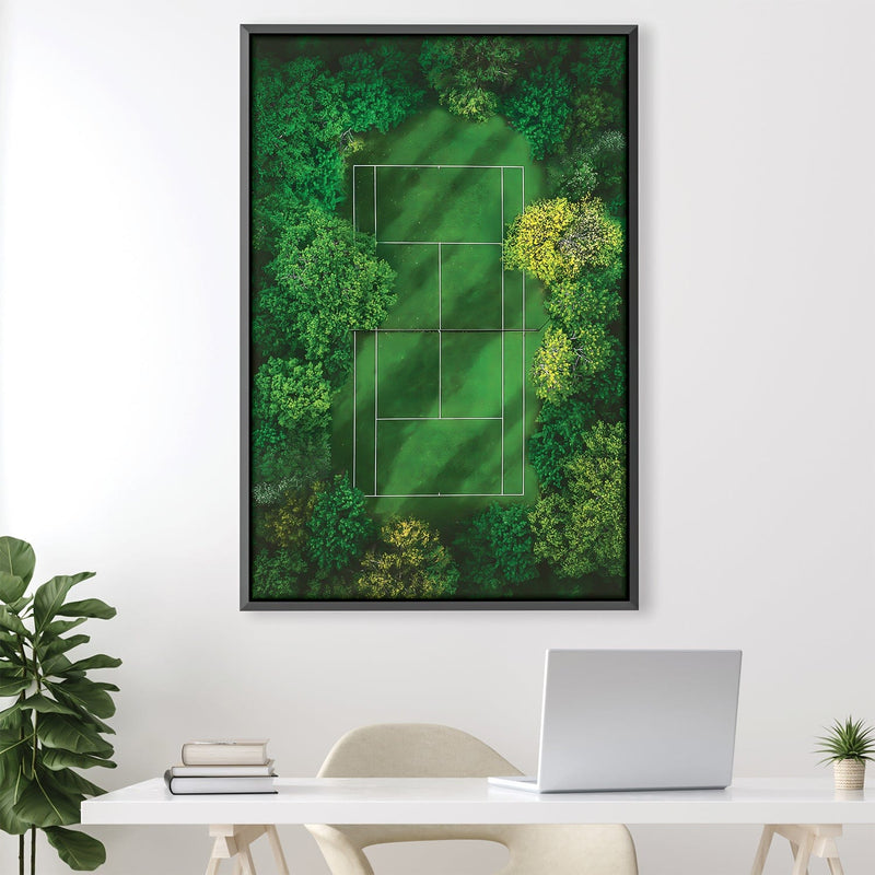 Grass Court Forest Canvas