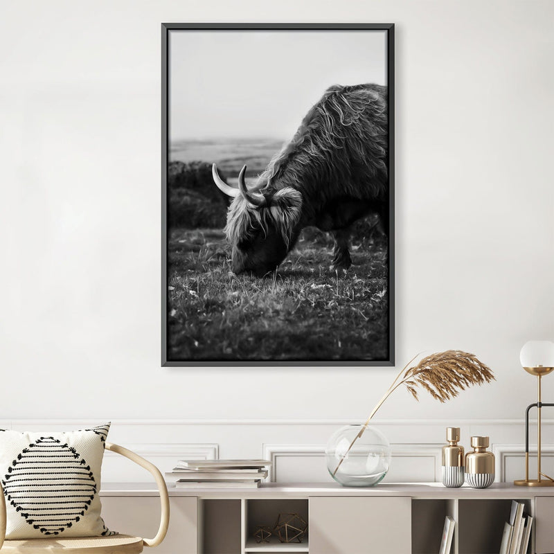 Grass Fed Cow Canvas