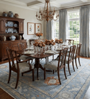 Gray Beige Hand Knotted Oushak Wool Area Rug - Traditional by The Rug Decor