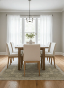 Gray And Beige Traditional Oushak Design Hand Knotted 5.6x8.6 wool area rug by The Rug Decor
