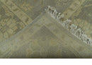 Gray And Beige Traditional Oushak Design Hand Knotted 5.6x8.6 wool area rug by The Rug Decor