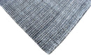Modern Gray and Black Hand Loom Viscose 5x8 Area Rug