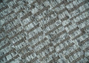 Gray and Charcoal Geometrical Bricks Design Hand carved Texture Hand Knotted 10x14 Wool and Silk Area Rug by The Rug Decor