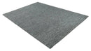 Gray and Charcoal Geometrical Bricks Design Hand carved Texture Hand Knotted 10x14 Wool and Silk Area Rug by The Rug Decor