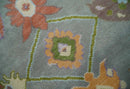 Gray and Gold Hand knotted 8x10 And 9x12 Traditional Oushak wool Area Rug by The Rug Decor