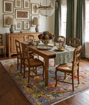 Gray and Olive Hand Knotted Wool Oushak Traditional Area Rug in Multiple Sizes by The Rug Decor