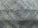 Gray And Silver Modern Abstract Design Hand Knotted Bamboo Silk Area Rug