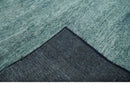 Gray, Beige and Silver contemporary Hand knotted 9x12 wool Area Rug by The Rug Decor