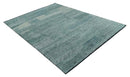 Gray, Beige and Silver contemporary Hand knotted 9x12 wool Area Rug by The Rug Decor
