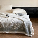 GobekUsa Butterfly Jacquard Imitation Mink Fur Warm Blanket
