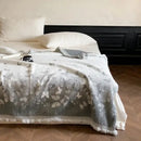 GobekUsa Butterfly Jacquard Imitation Mink Fur Warm Blanket
