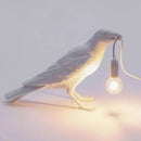 GobekUsa Lively Bird Resin Table Lamp - Home Decor Lighting for Bedroom, Living Room