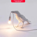 GobekUsa Lively Bird Resin Table Lamp - Home Decor Lighting for Bedroom, Living Room