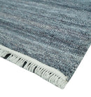 Gray, Charcoal and Silver Modern Abstract Dari 5x8 Pet yarn Area Rug