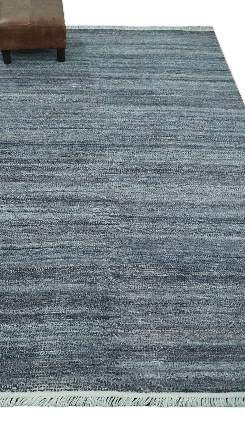 Gray, Charcoal and Silver Modern Abstract Dari 5x8 Pet yarn Area Rug