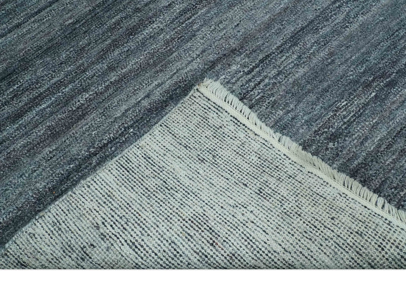 Gray, Charcoal and Silver Modern Abstract Dari 5x8 Pet yarn Area Rug